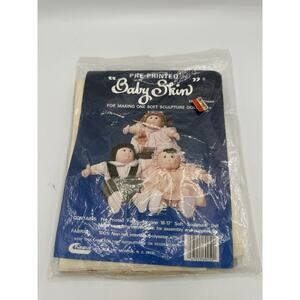 Raymar Baby Skin Soft Sculpture Doll Kit 16-17” Preprinted Fabric NEW Sealed
